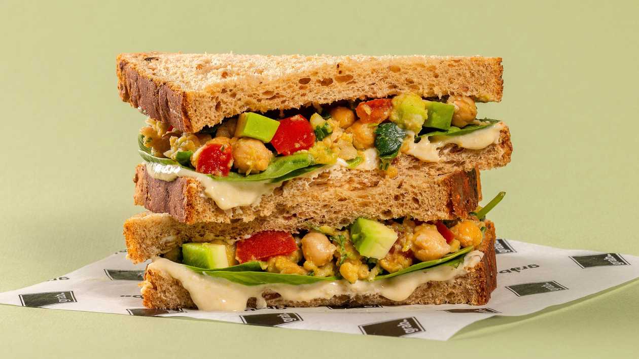 Vegan Avocado & Chickpea Bloomer