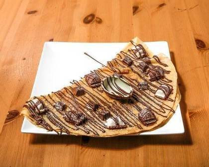 Crepe, Waffle ou Panquecas com Super Kinder