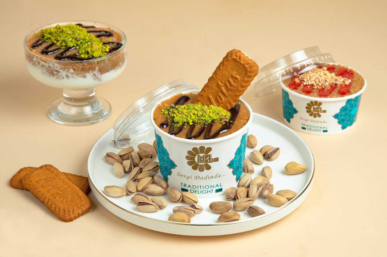 Semolina Halva with Lotus and Maraş Ice Cream 150g