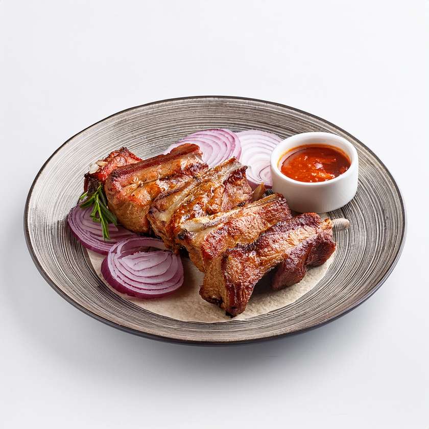 Pork Belly Shashlik with Bone