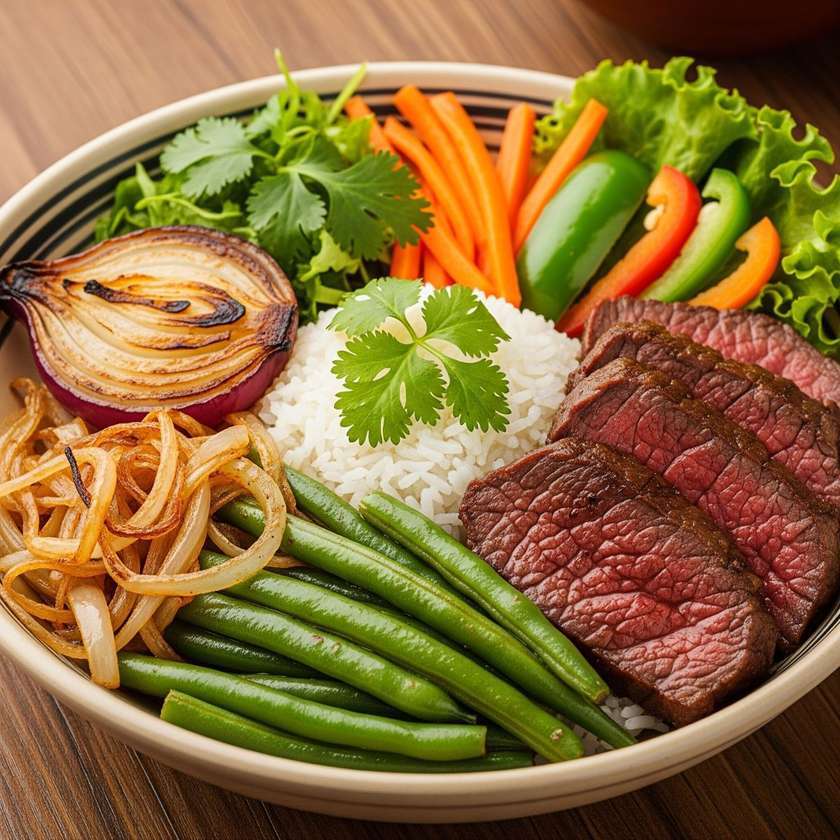 Cơm bò đỗ
