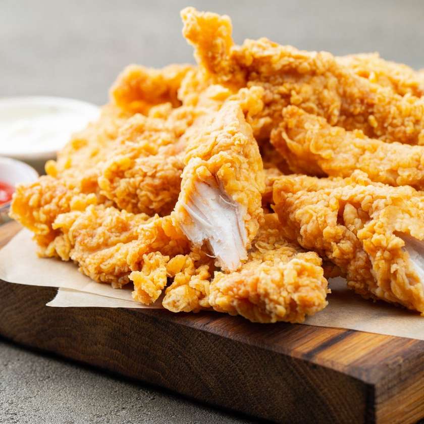 Crispy chicken strips