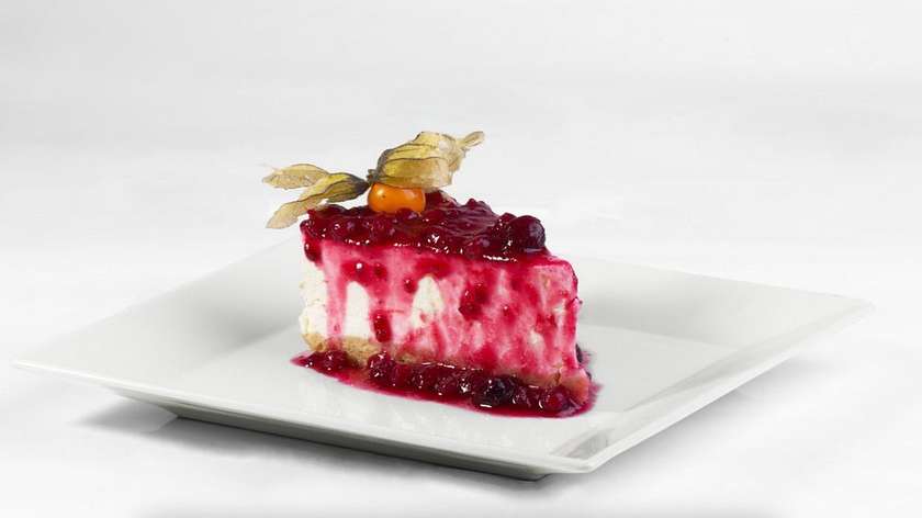 Cheesecake s lesním ovocem