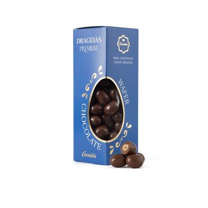 Drageias de Wafer e Chocolate de Leite
