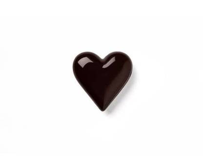 Coração Pequeno de Chocolate Negro