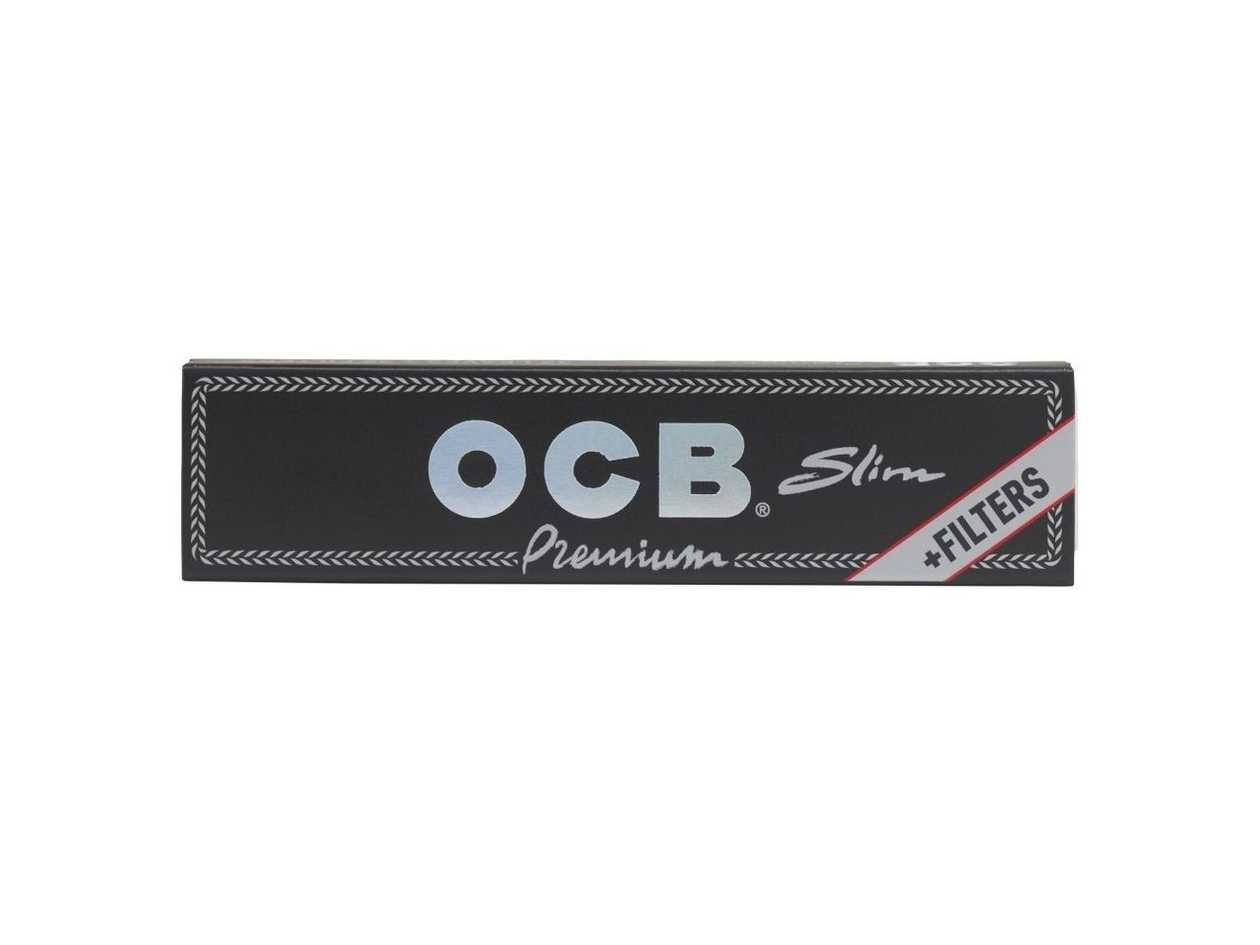 OCB - Rolling Paper Black Premium - Slim + Filters