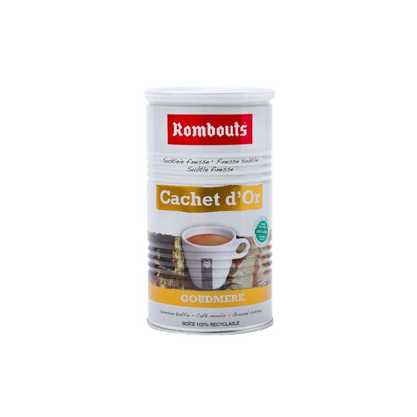 Rombouts Goudmerk Cachet D'or Ground Coffee in Tin 500 g