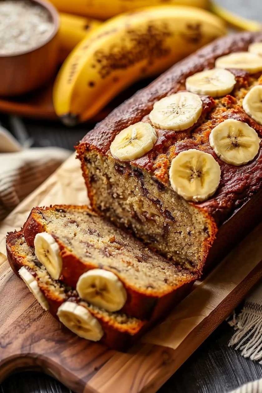 Banana cake [slice & loaf]