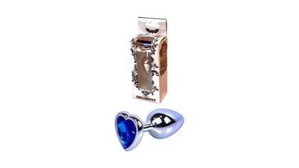 Exclusivity heart anal jewel – dark blue