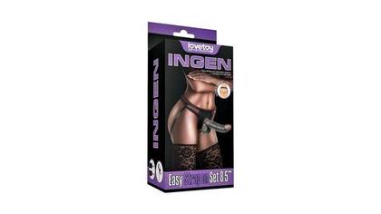 Easy Strap On Set 8.5" – adjustable harness with realistic dildo