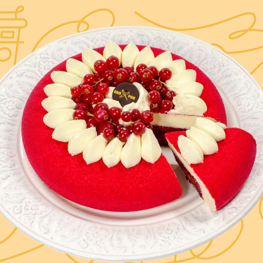 Red velvet cake - without sugar