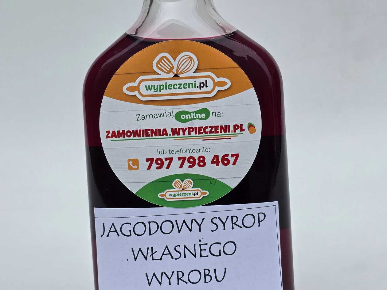 Jagodowy syrop własnego wyrobu