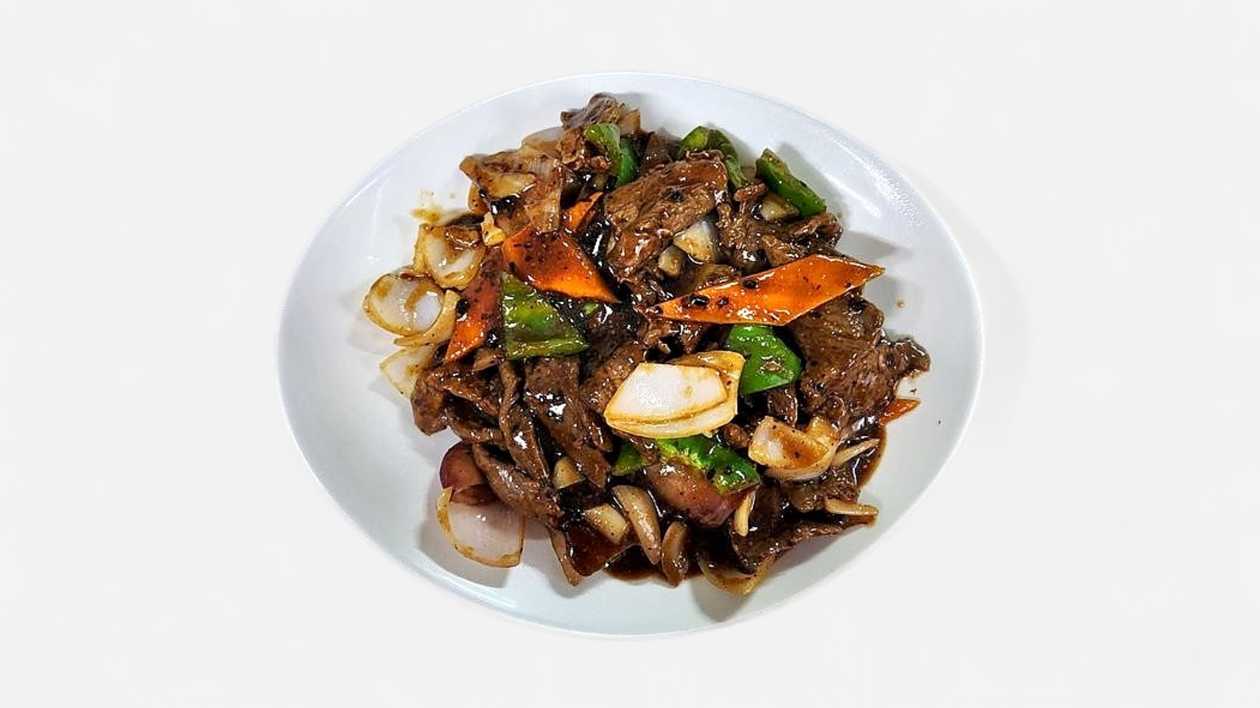 50. Beef with Black Bean Sauce