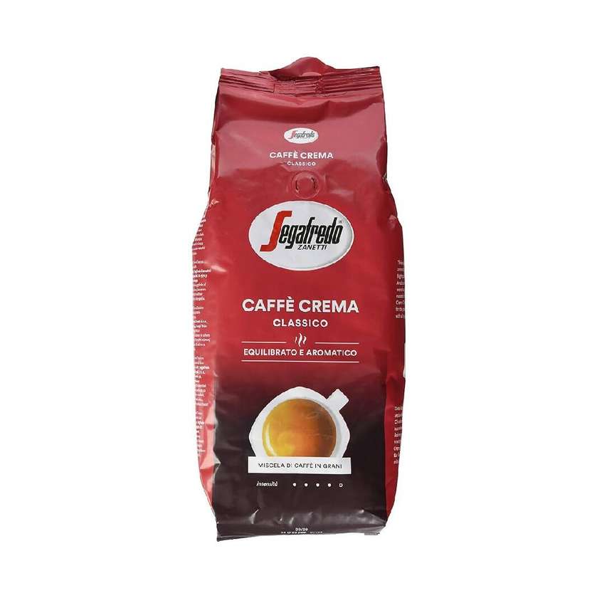Segafredo Caffe Crema Classico Coffee Beans 1 kg