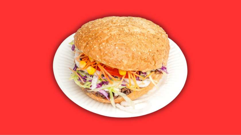 Kebab w bułce Mieszany