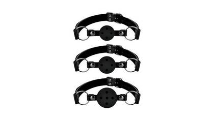 Bedroom Fantasies Ball Gags Set of 3 – set of three ball gags with buckle