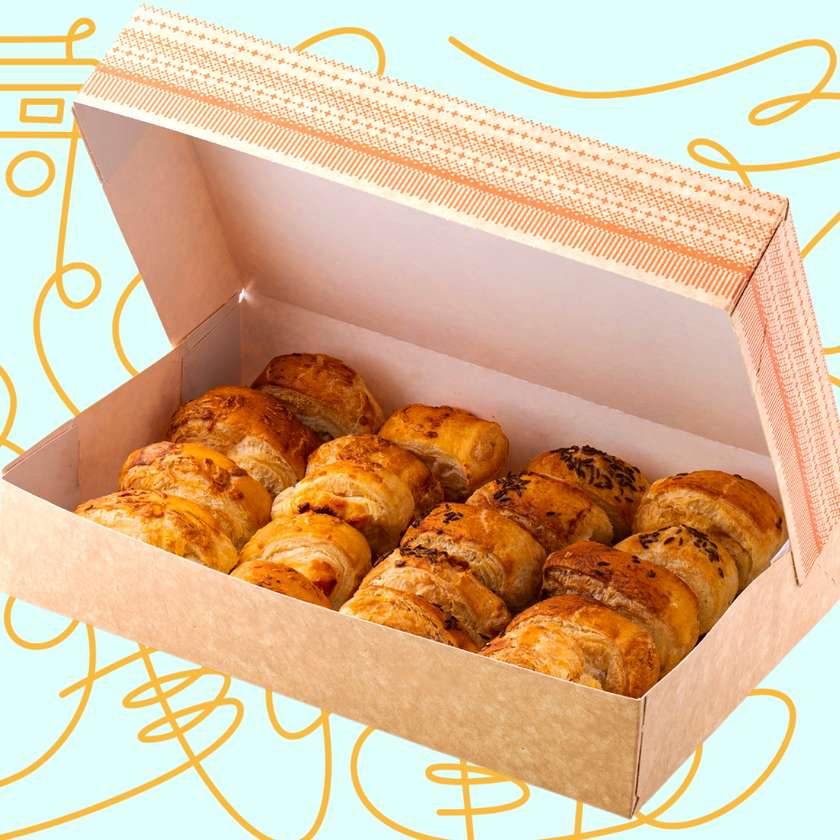 Platter for 4 friends - plate of assorted mini patties