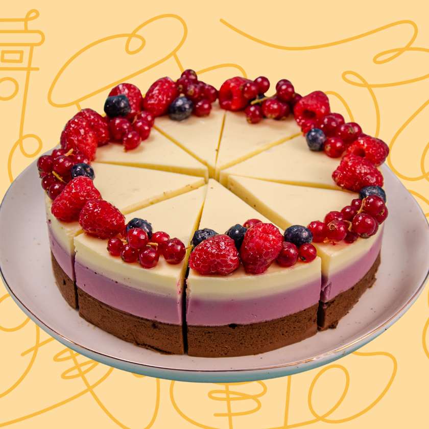 Berry mousse cake (recommended for 8-10 people)