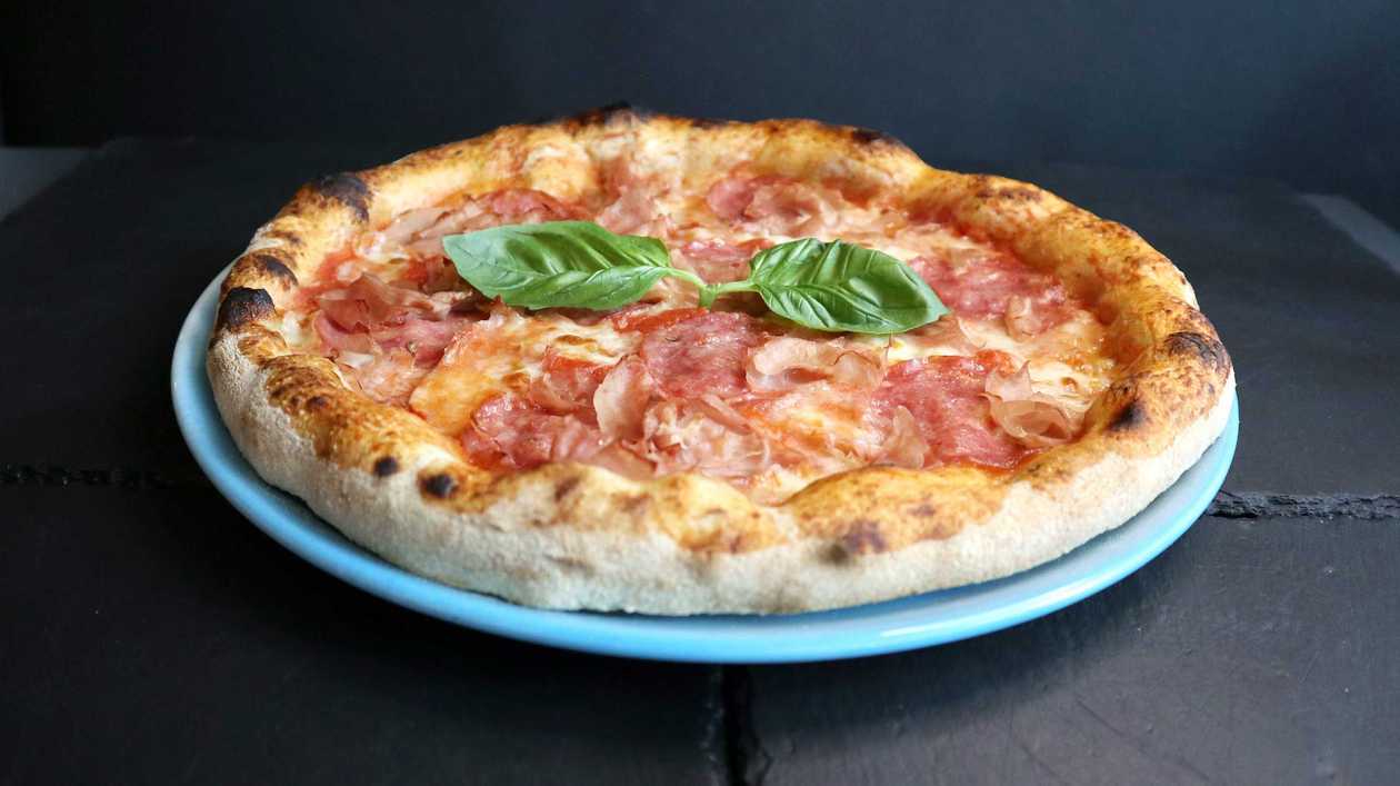 Pizza Prosciutto e Salami 520gr