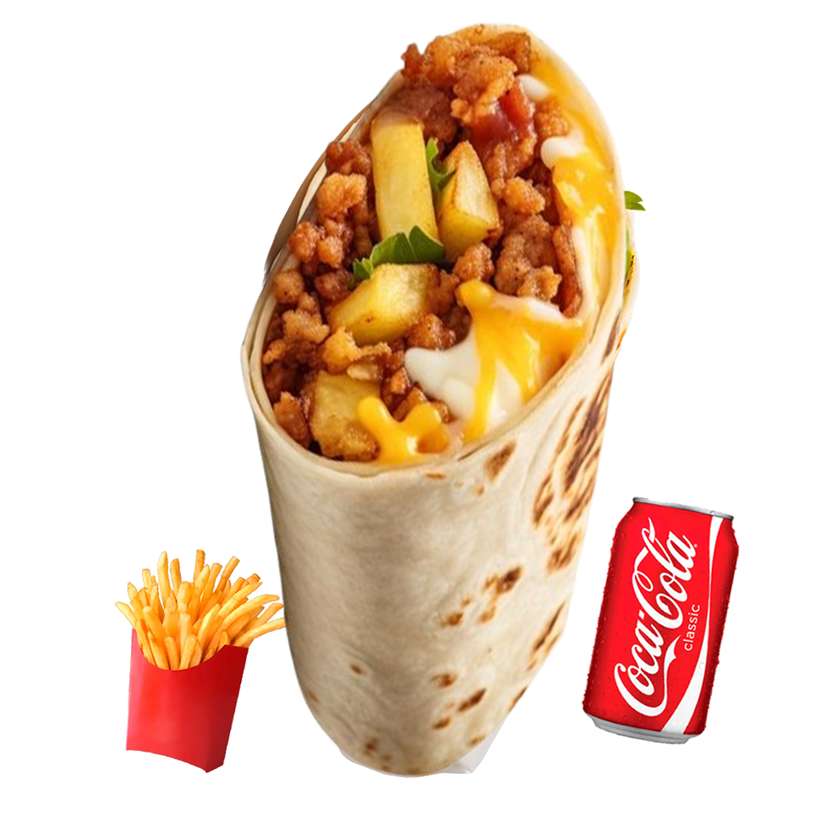 Tacos kebab (Combo Menu)