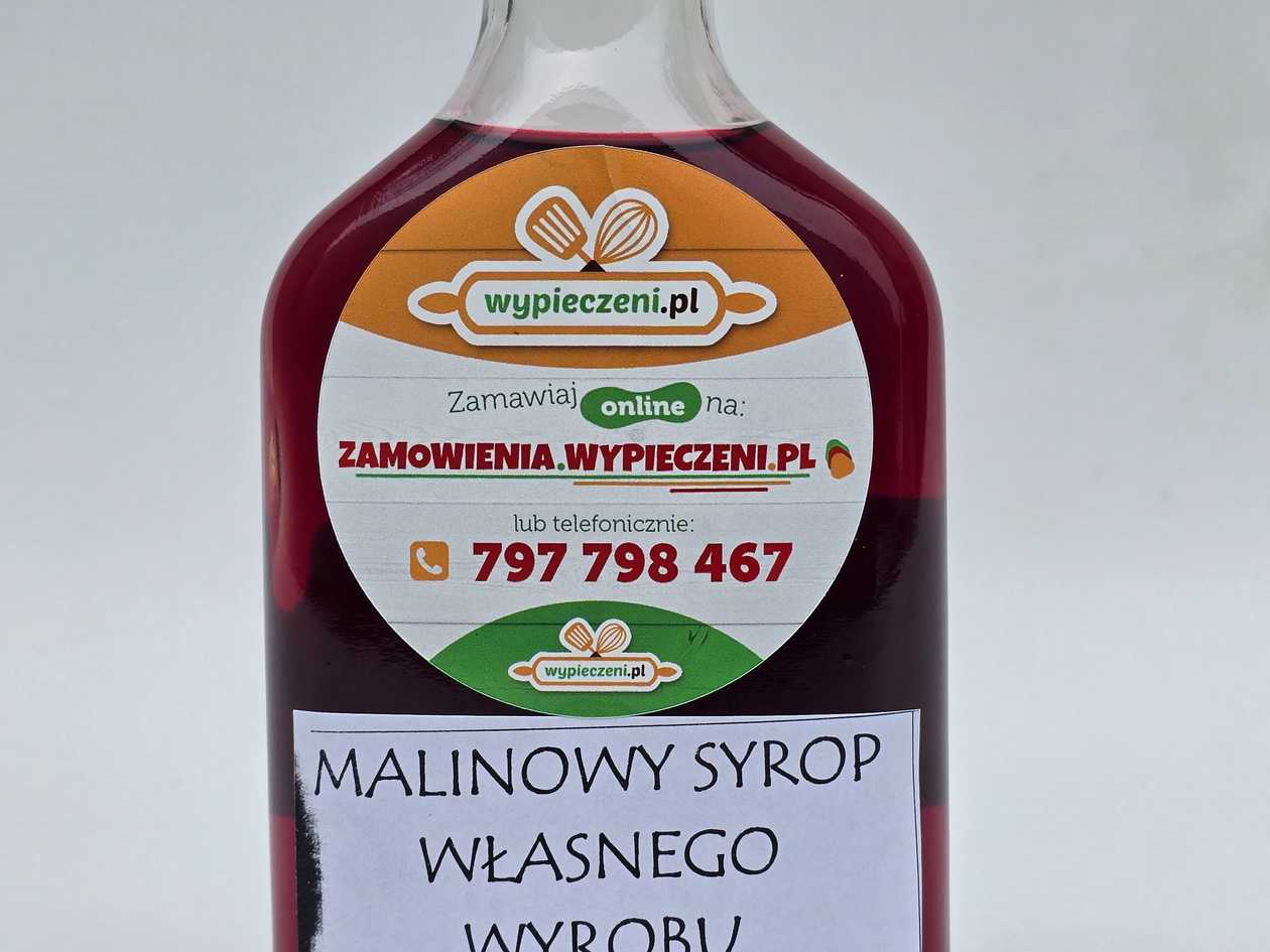 Malinowy syrop własnego wyrobu