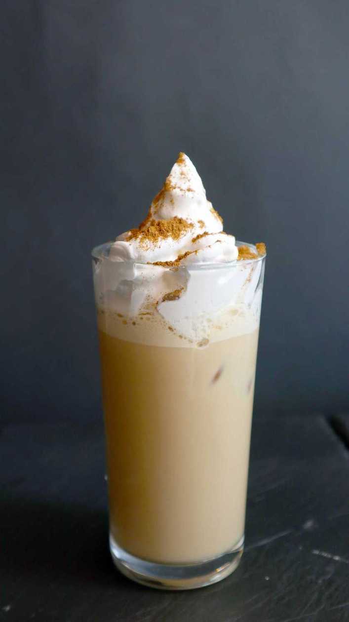 Cinnamon Iced Latte