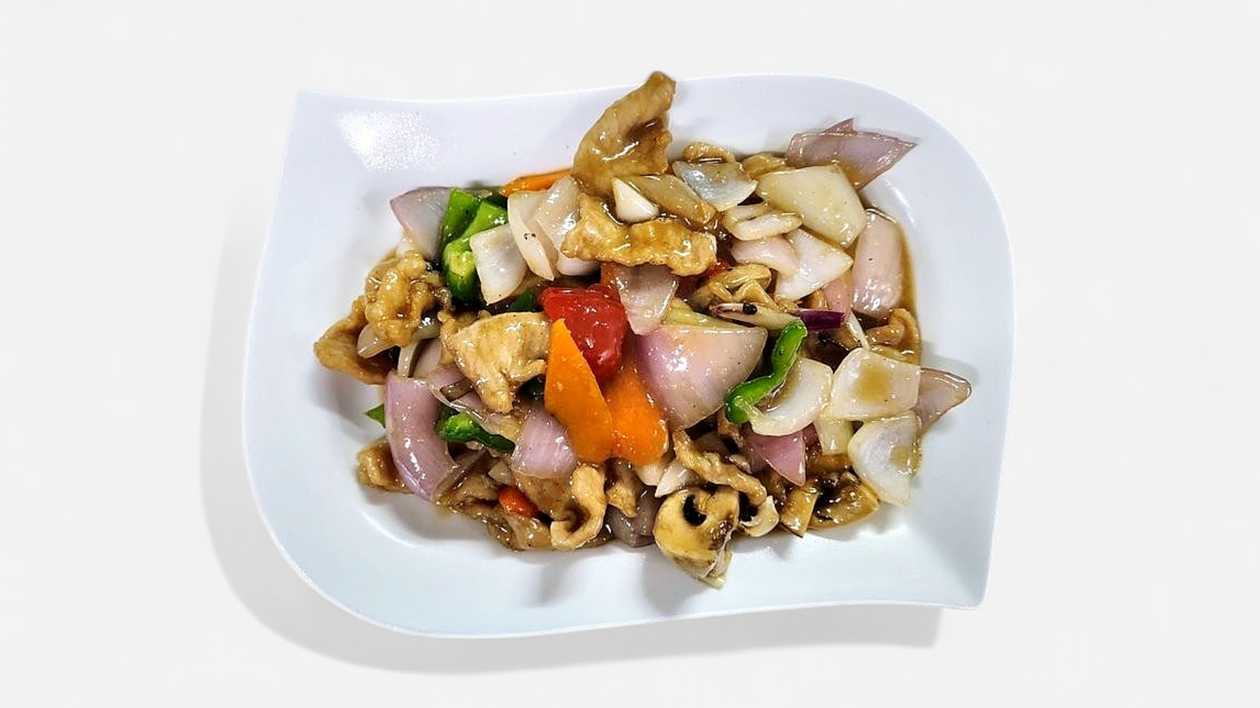 81. Pork with Mushroom