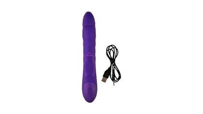 Sweet Smile Thrusting & Rotating Pearl Vibrator - rotating vibrator with tickler
