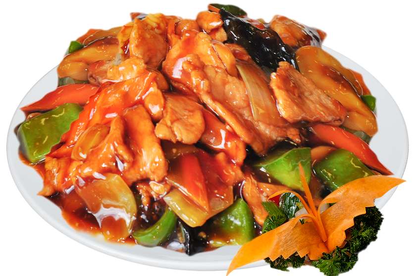 Pork in sweet and sour sauce