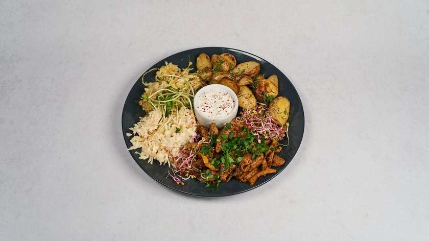 Shoarma z pieczonymi ziemniaczkami