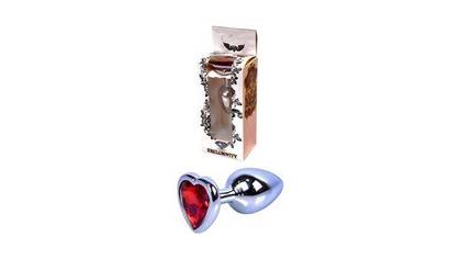 Exclusivity heart anal jewel – red