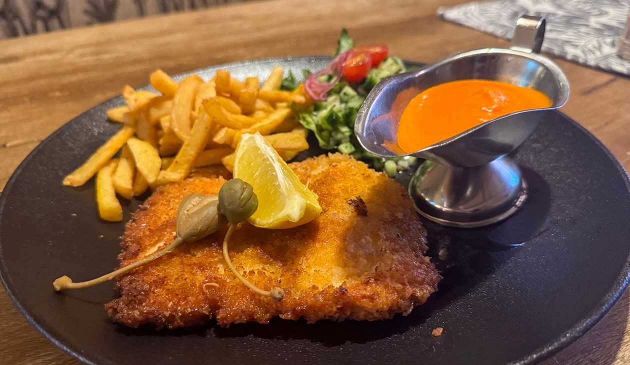 Krõbe kanašnitsel Parmesaniga