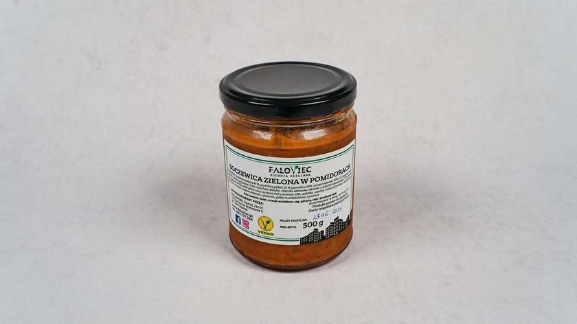 Soczewica zielona w pomidorach 0.5 l