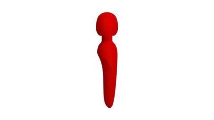 Pretty Love Meredith – red massage wand with 5 speeds and memory