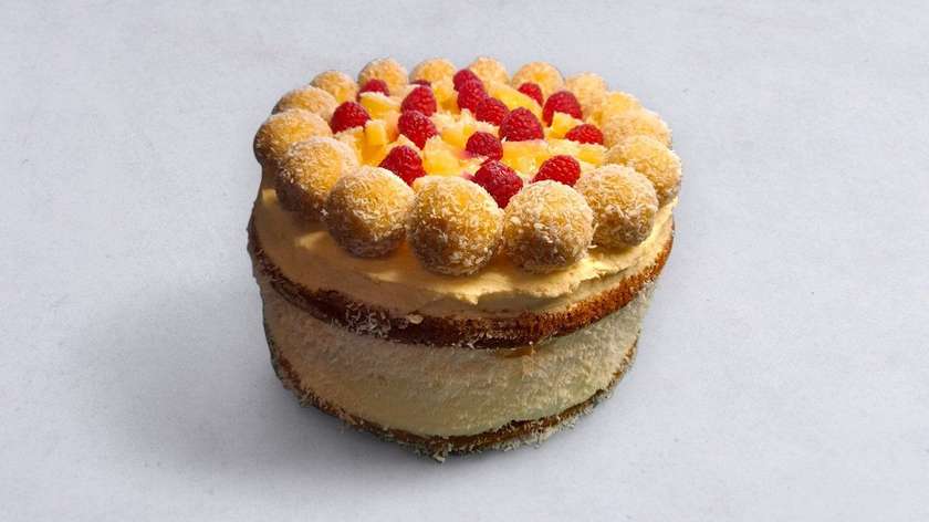 Tort mango-ananas