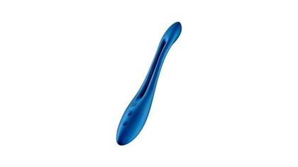 Satisfyer – Elastic Joy, blue multifunctional flexible vibrator with 2 motors