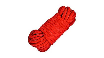 Passion Labs Bondage Rope – soft Bdsm tying, red, 10 m