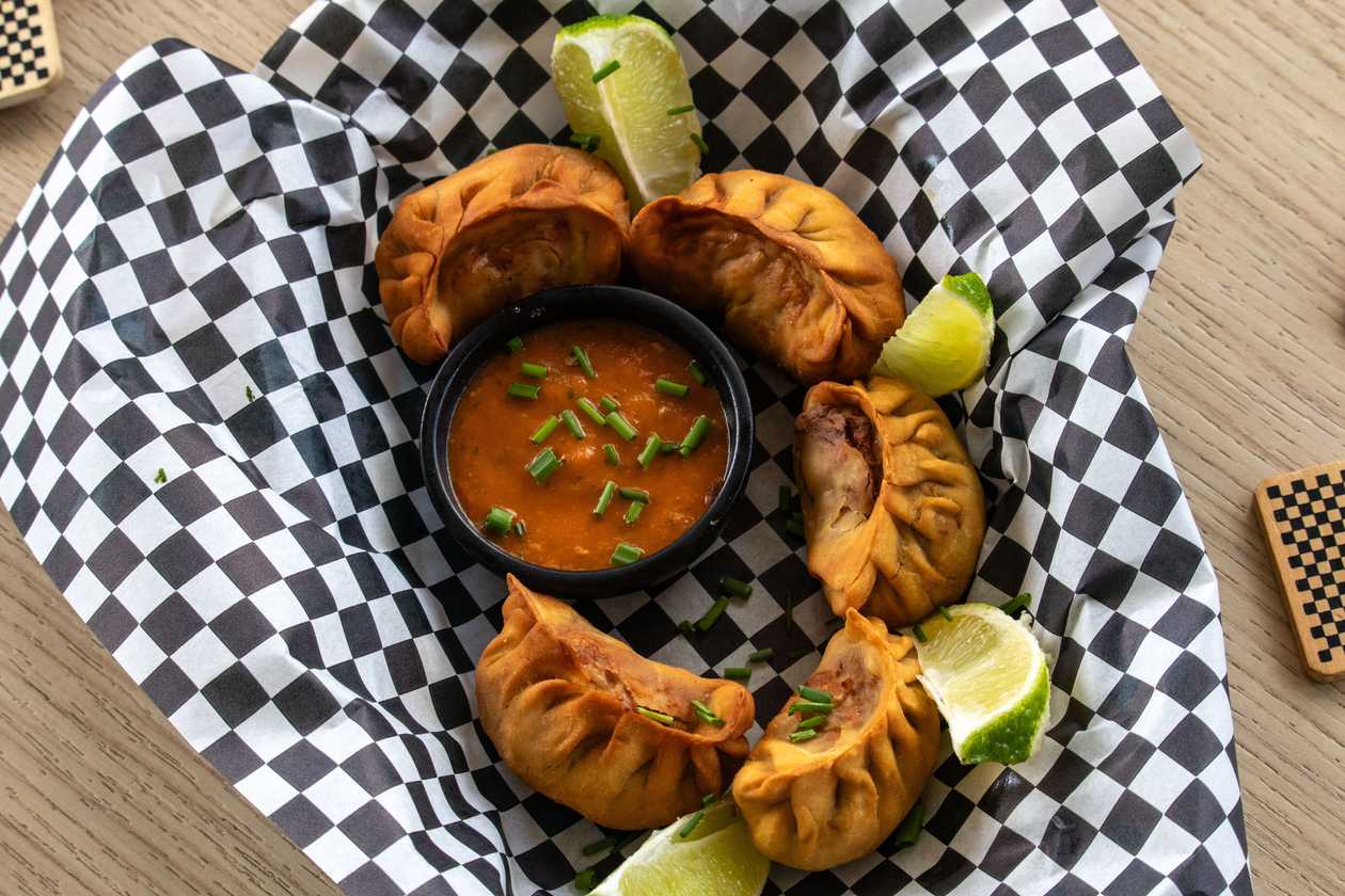 Vegan Momos Fries