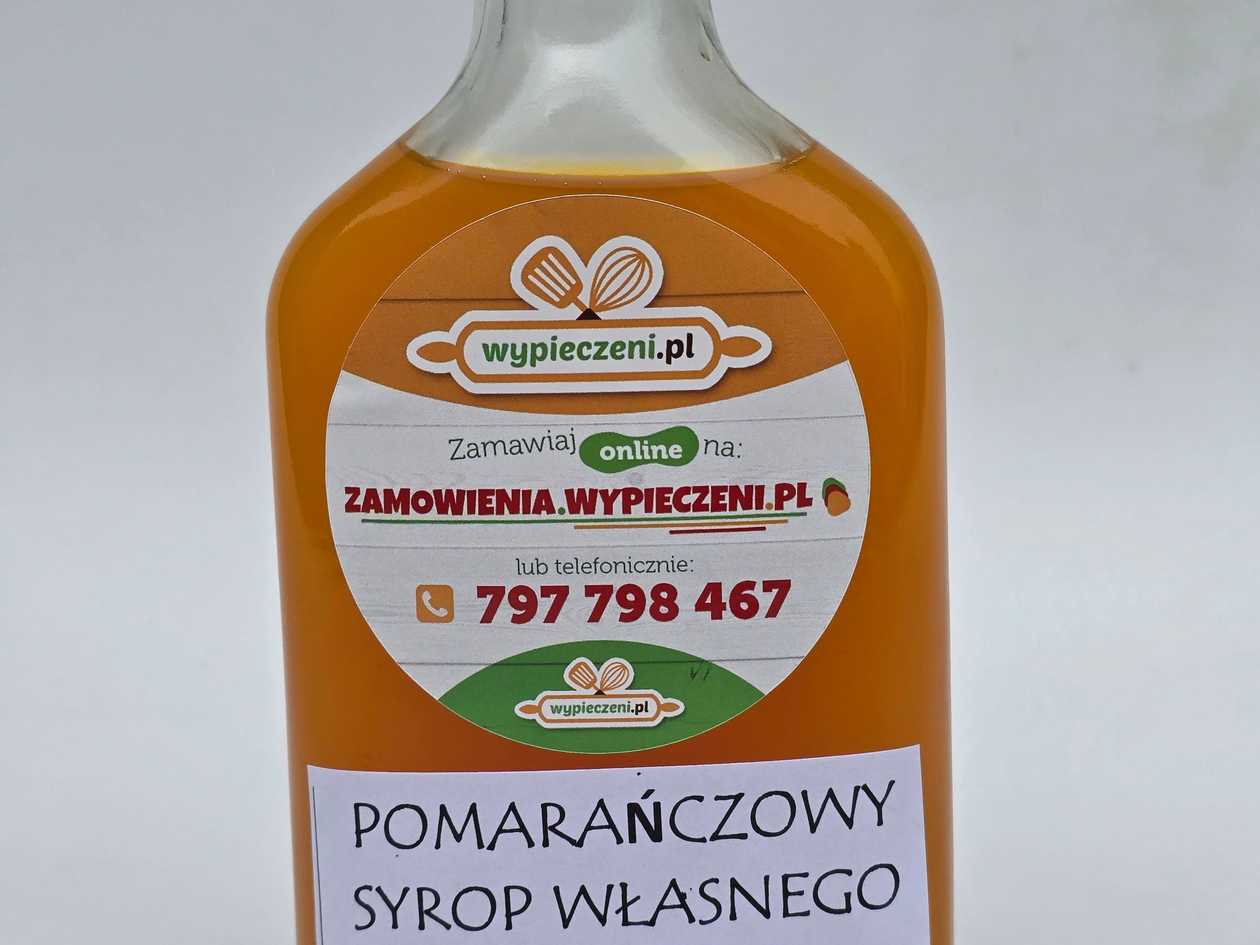 Pomarańczowy syrop własnego wyrobu