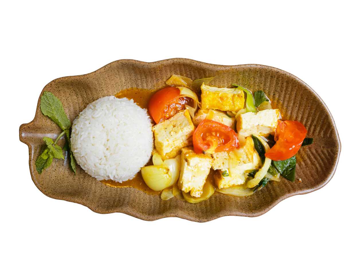 Tou fu with vegetables