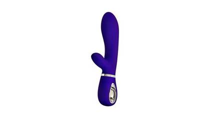 Pretty Love Thomas – purple rabbit vibrator made of soft silicone 20.5 cm
