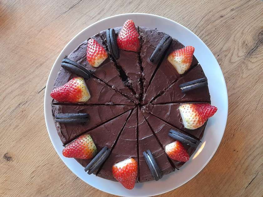 Brownie oreo truskawka