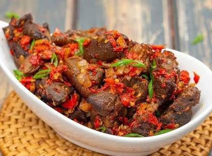 Peppered Goat Meat Asun