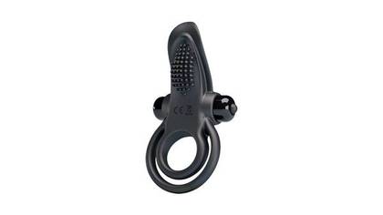 Pretty Love Vibrant Penis Ring - vibrating erection ring with nubs black