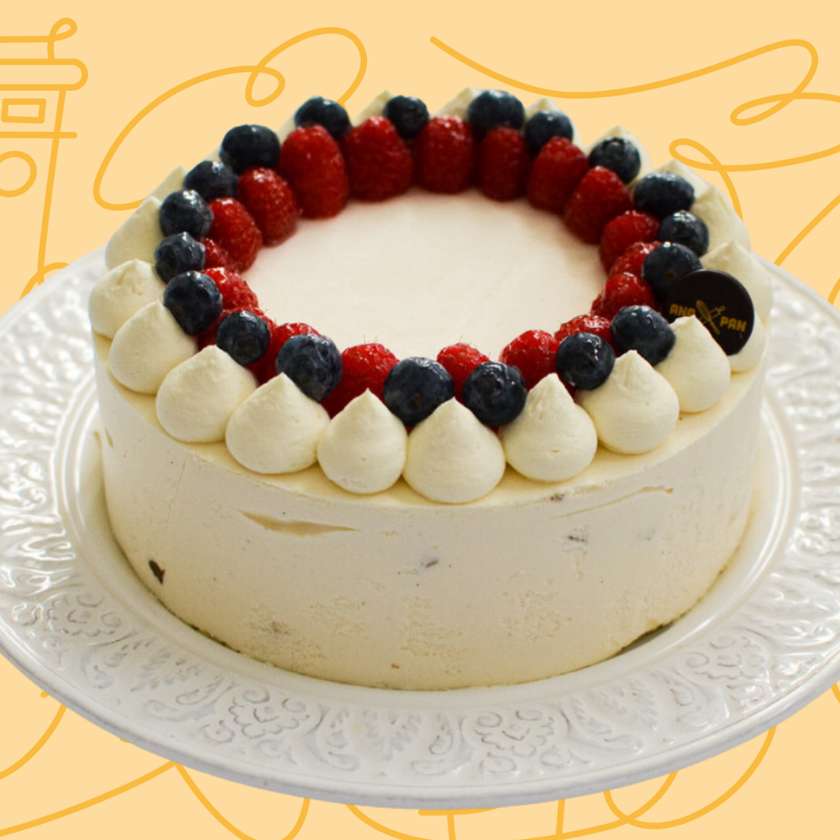 Vanilla cake - recommended for 8-10 people, also suitable for children