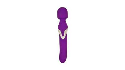 Javida Wand & Pearl Vibrator double-sided massage wand with rotating pearls