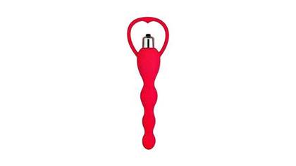 Mokko Silkey vibrating anal plug 17 cm pink