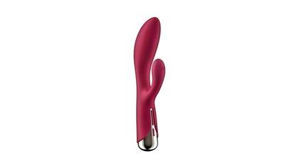 Satisfyer Spinning Rabbit 1 – rotating vibrator with clit. stimulator red