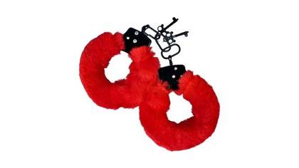 Pick&Love 79 Furry Cuffs - plush handcuffs red