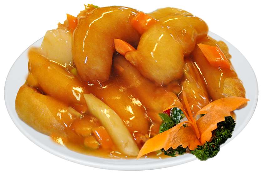 Chicken of a mysterious taste with rice